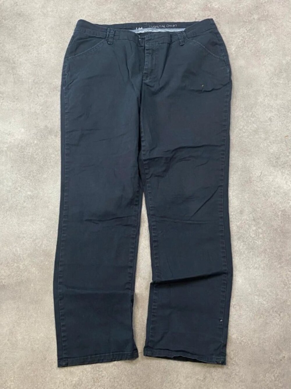 Lee Straight Leg Chinos M - Black - Picture 1 of 5